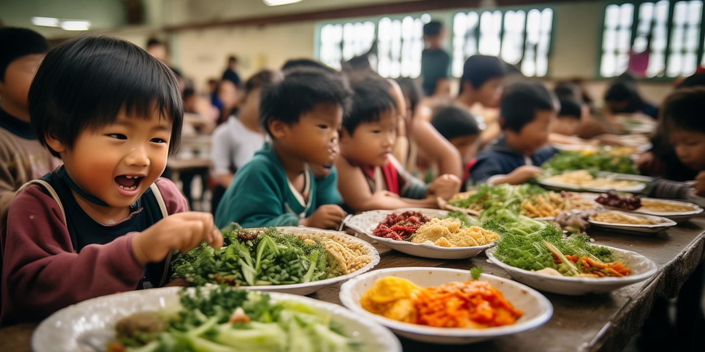 矿区子弟学校免费午餐升级,营养餐配瑶药膳助力儿童健康成长