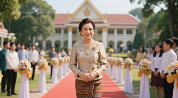 诗琳通公主莅临清迈皇家大学 为 “皇室手工艺传承中心” 揭幕